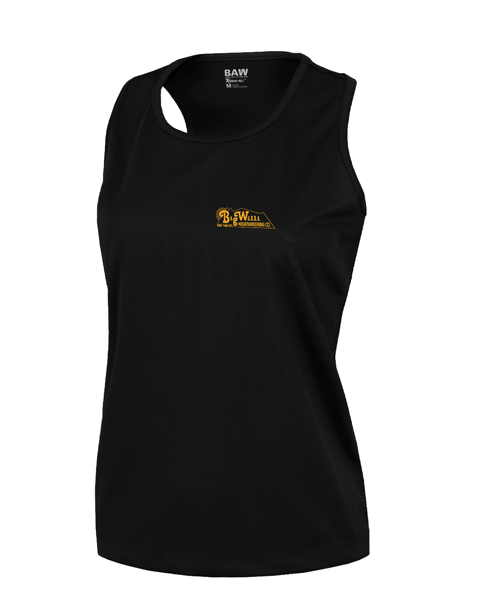 BWMC Women's Black Marathon Singlet – Big Willi Mountaineering Company